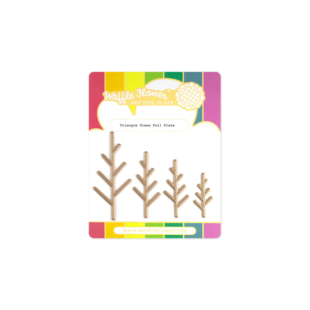 Triangle Trees - Foil Plate