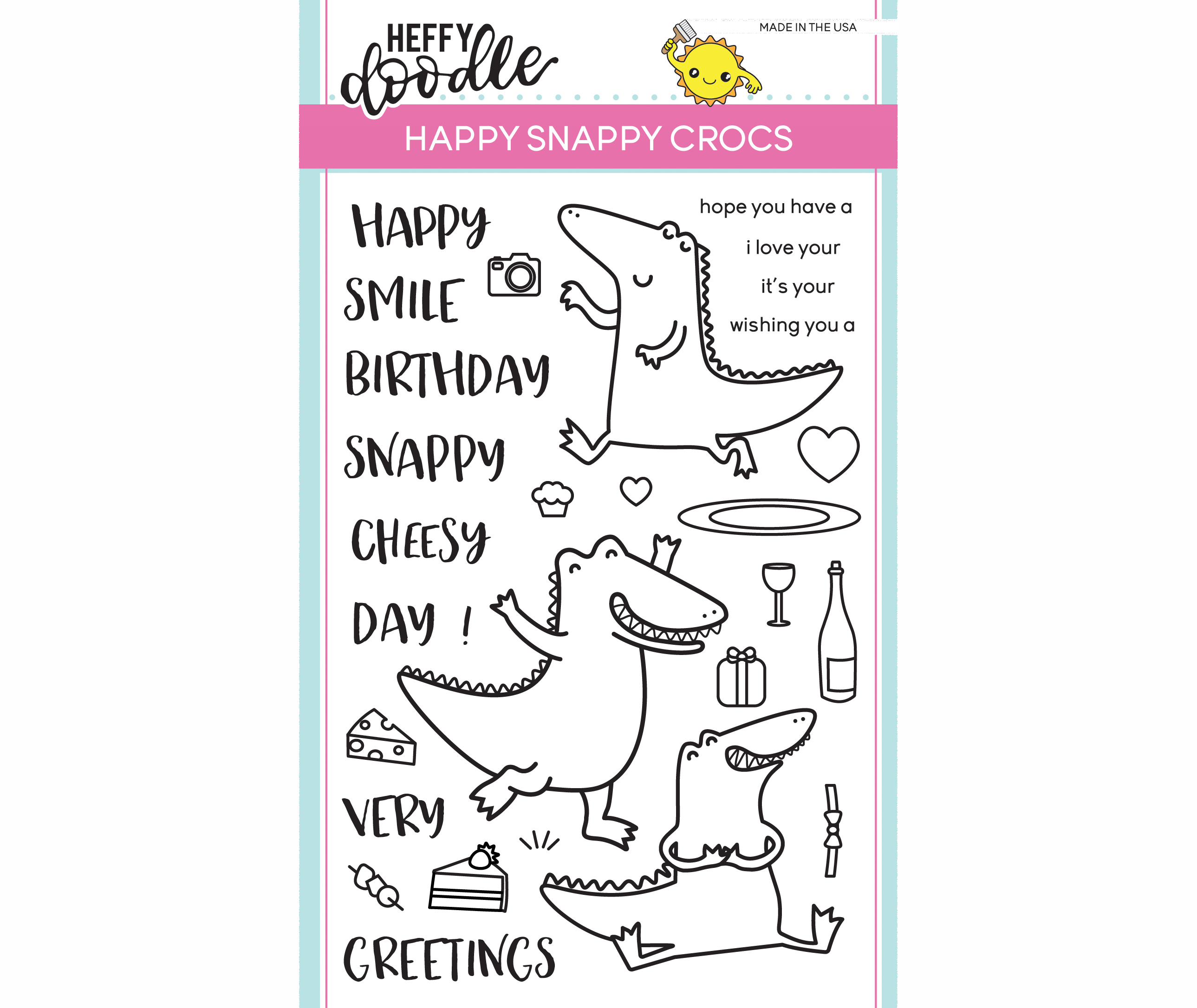Happy Snappy Crocs Stamps