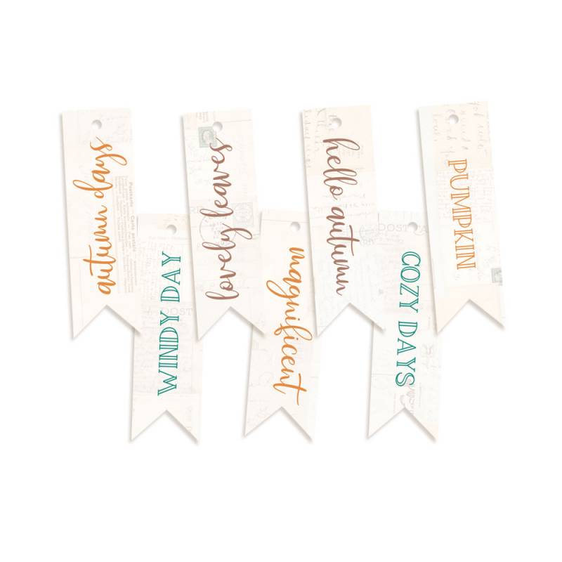 Decorative Tags 02 - The Four Seasons - Autumn