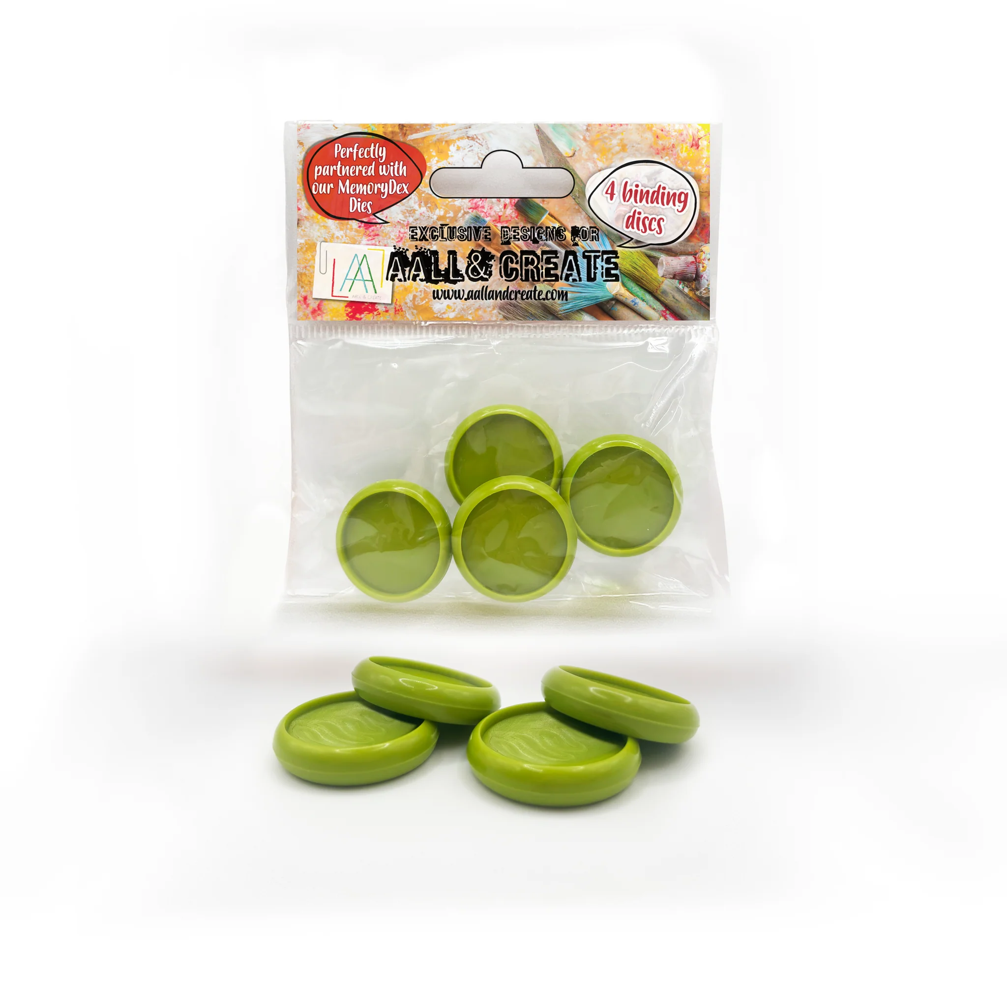 #Olv - Binding Disc - Binding Discs - Olive Green #Olv - Binding Disc - Binding Discs - Olive Green
