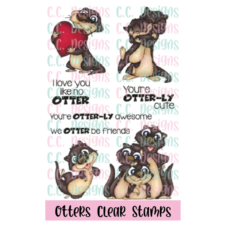Otters - Stempel und Stanze - Set