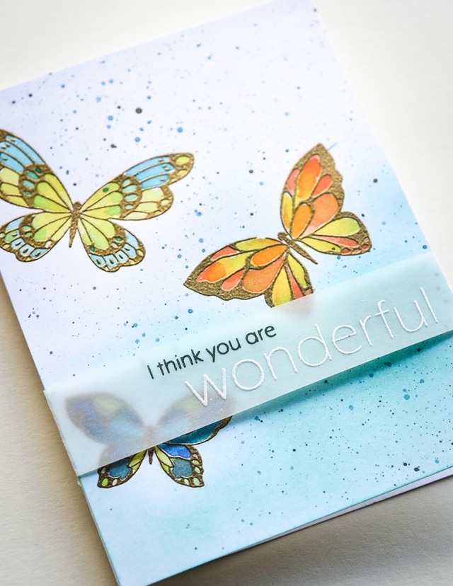 Lovely Butterflies - Clear Stamp and Die Set Lovely Butterflies - Clear Stamp and Die Set