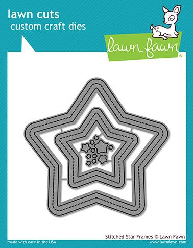 Stitched Star Frames - Lawn Cuts