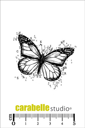 Papillon / Letttres - Cling Stamp Small
