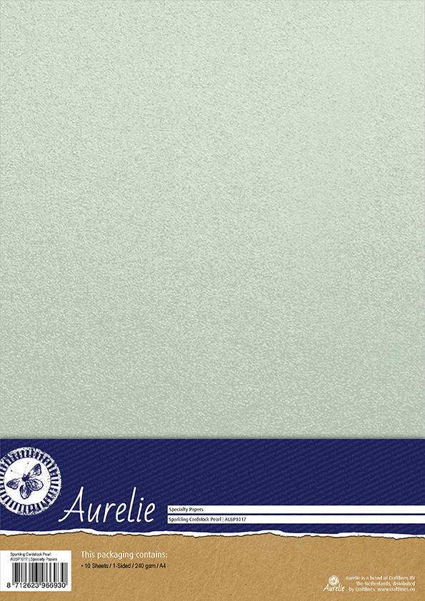 Pearl Sparkling Cardstock - Aurelie