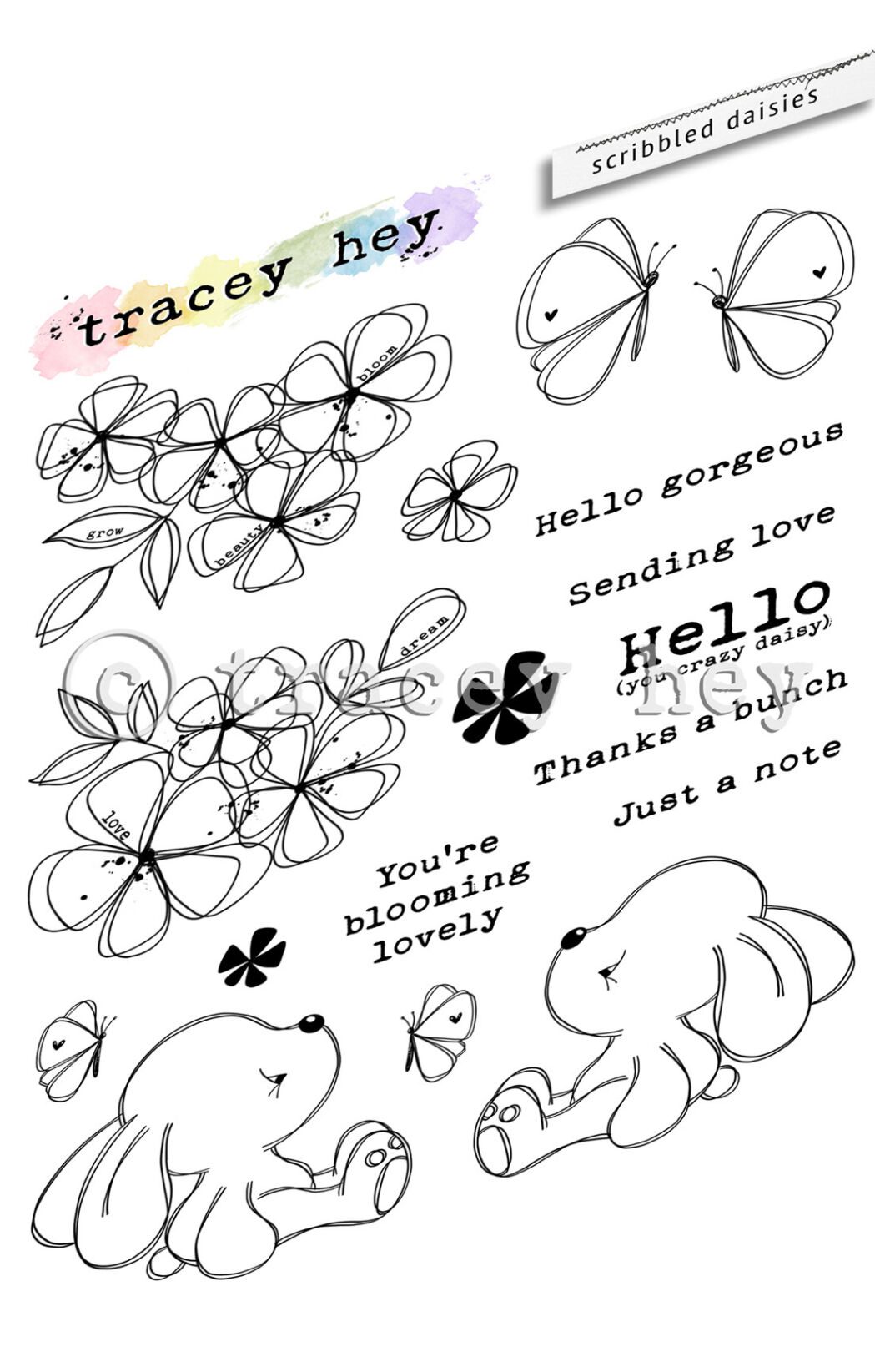 Scribbled Daisies Scribbled Daisies