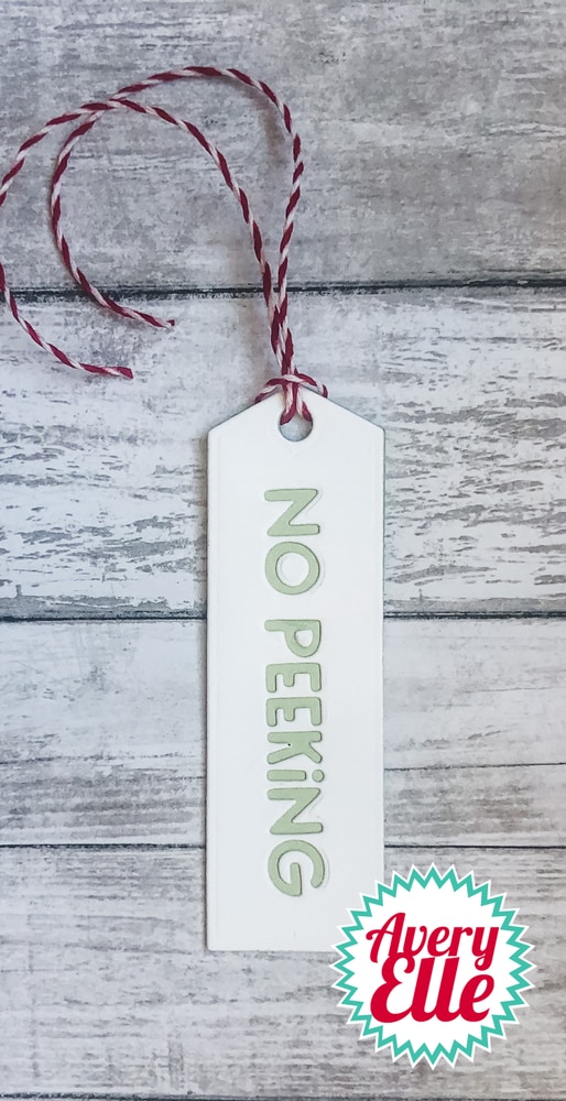 Peek-A-Boo Tag - Elle-ments