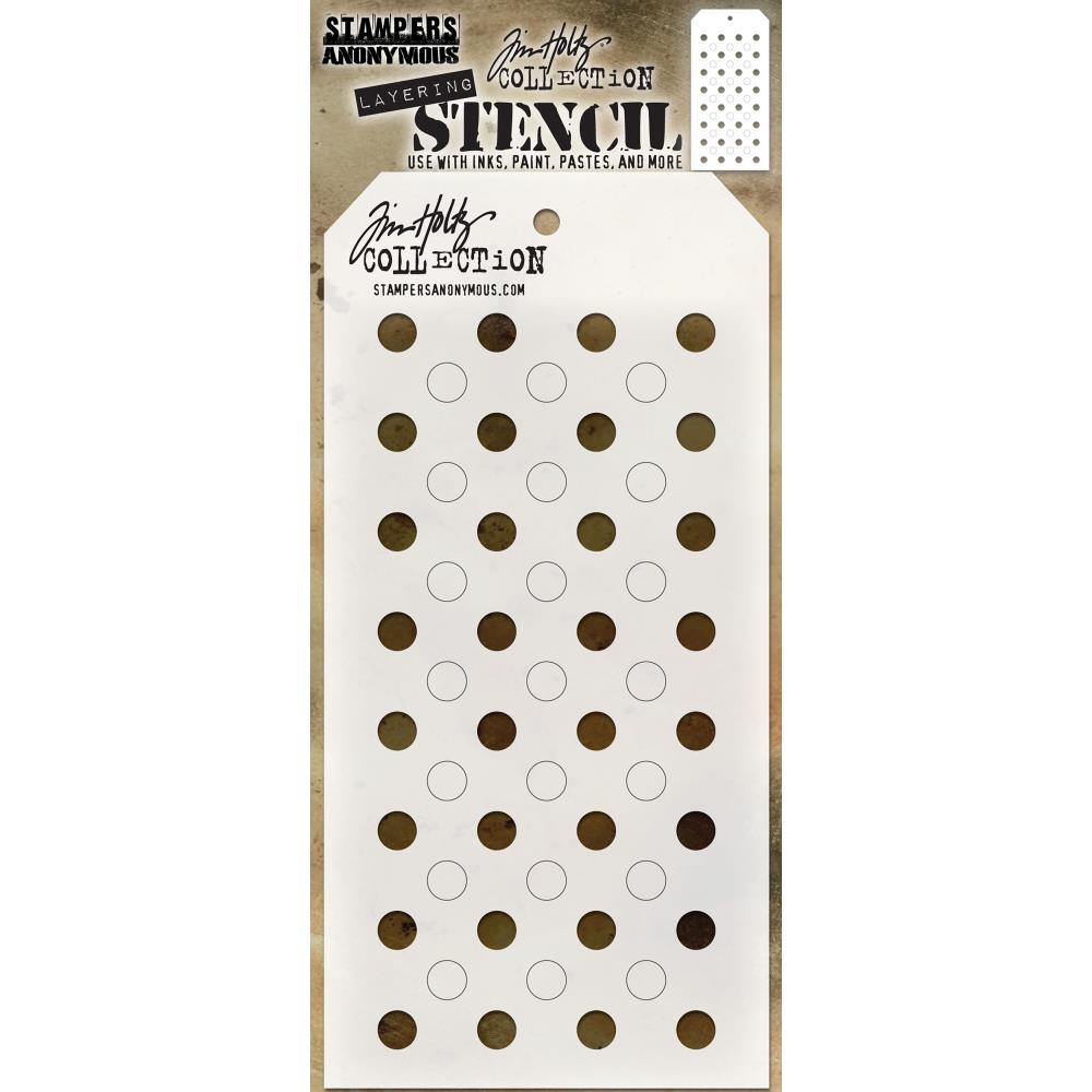 Shifter Dots - Tim Holtz Layering Stencil Shifter Dots - Tim Holtz Layering Stencil