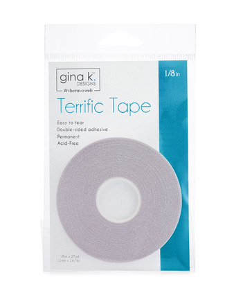 ¼ in x 27 yds - Terrific Tape - Gina K Designs
