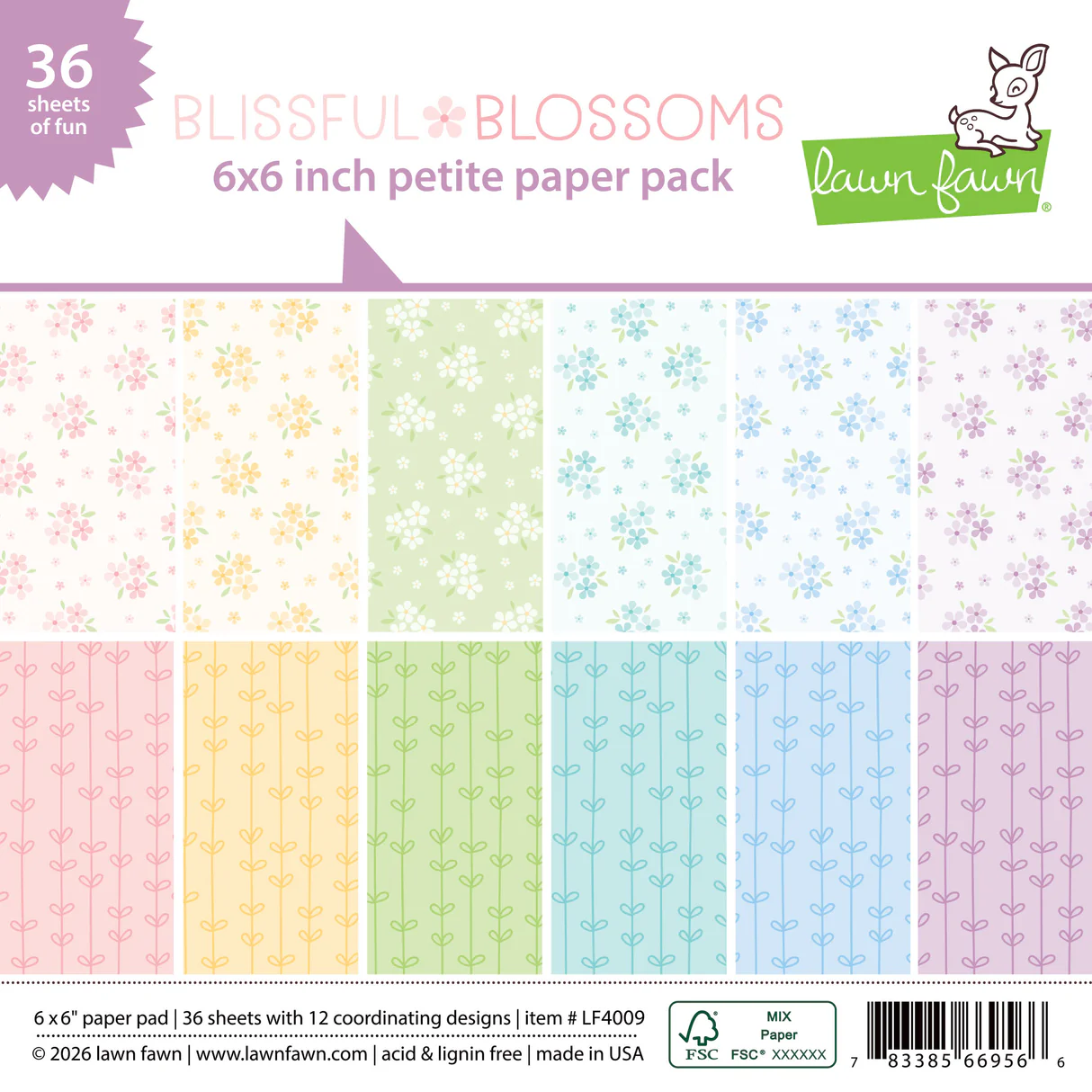 Petite Paper Pack - Blissful Blossoms 