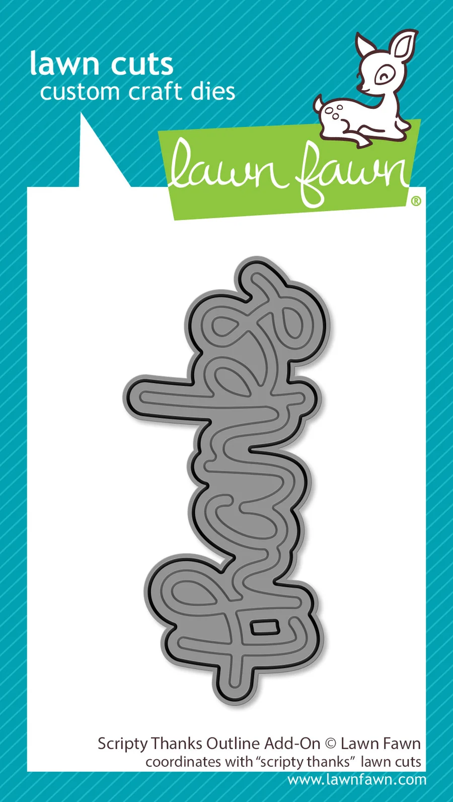 Scripty Thanks Outline Add-On - Lawn Cuts Scripty Thanks Outline Add-On - Lawn Cuts