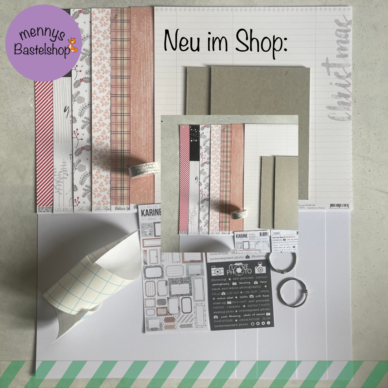 Winter - oder Weihnachtsmini - incl. Workhop von Mel @KreativSÜCHTIG - Rot