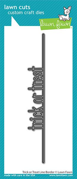 Trick or Treat Line Border - Lawn Cuts Trick or Treat Line Border - Lawn Cuts