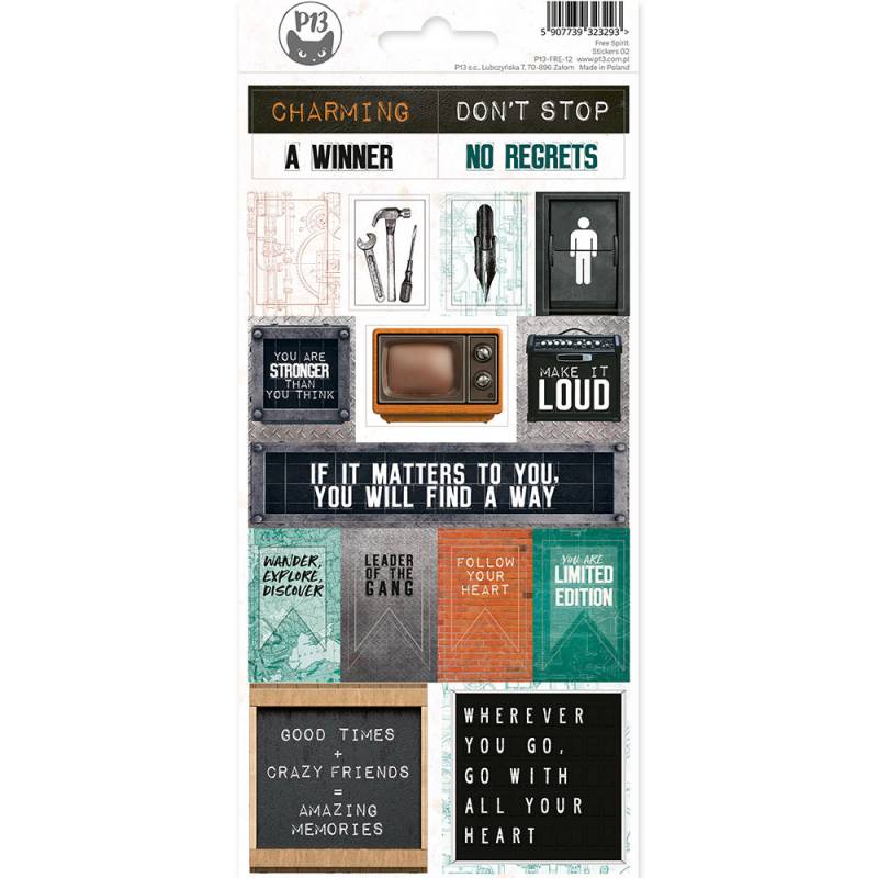 Sticker Sheet 02 - Free Spirit Sticker Sheet 02 - Free Spirit