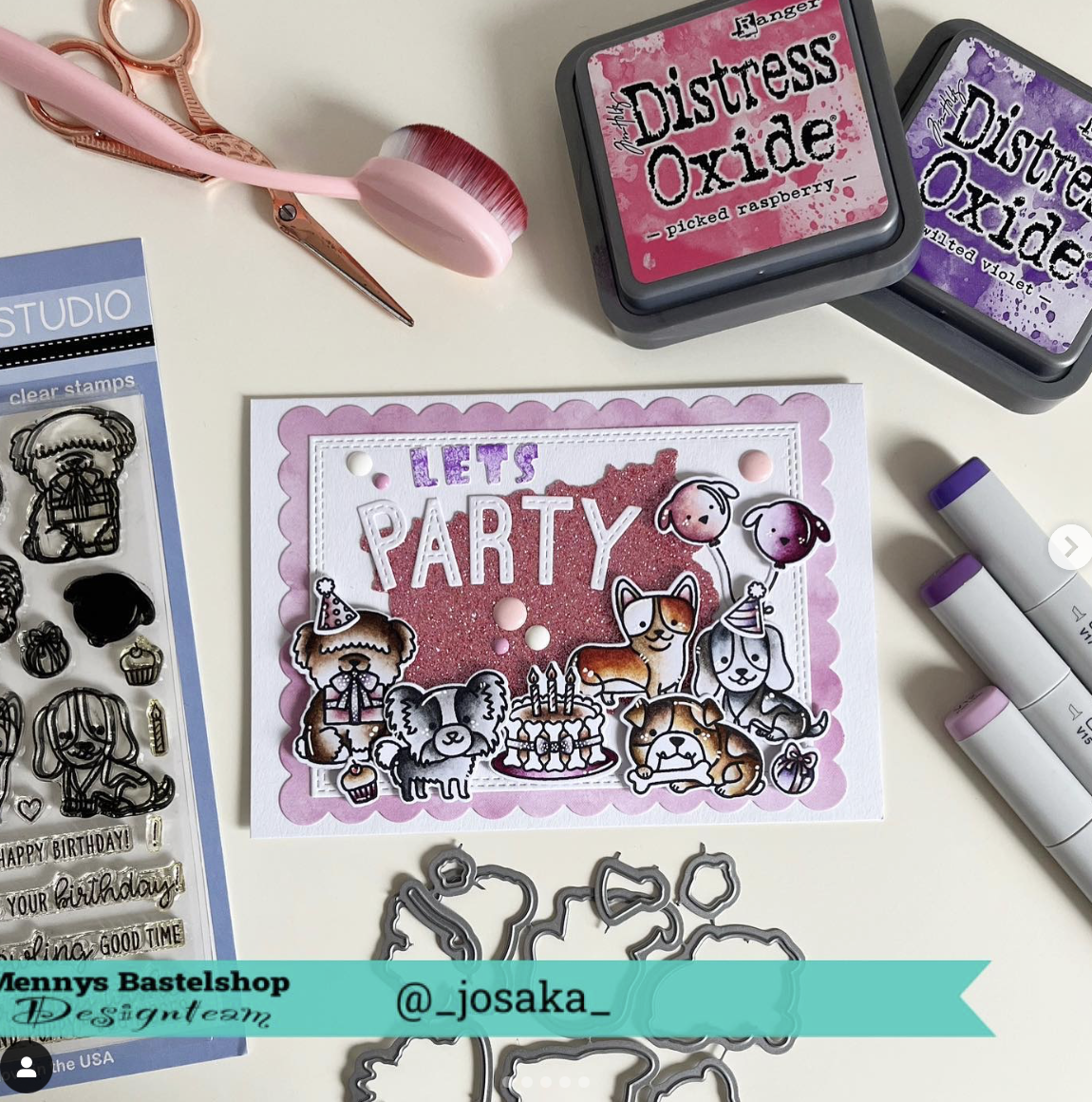 Hunde feiern Geburtstag