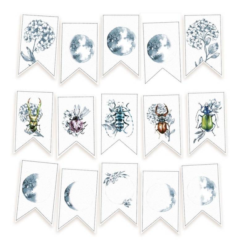 Paper Die Cut Garland - New Moon