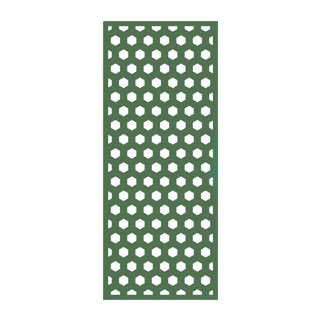 Hexi Slimline Cover Plate Base - Honey Cuts