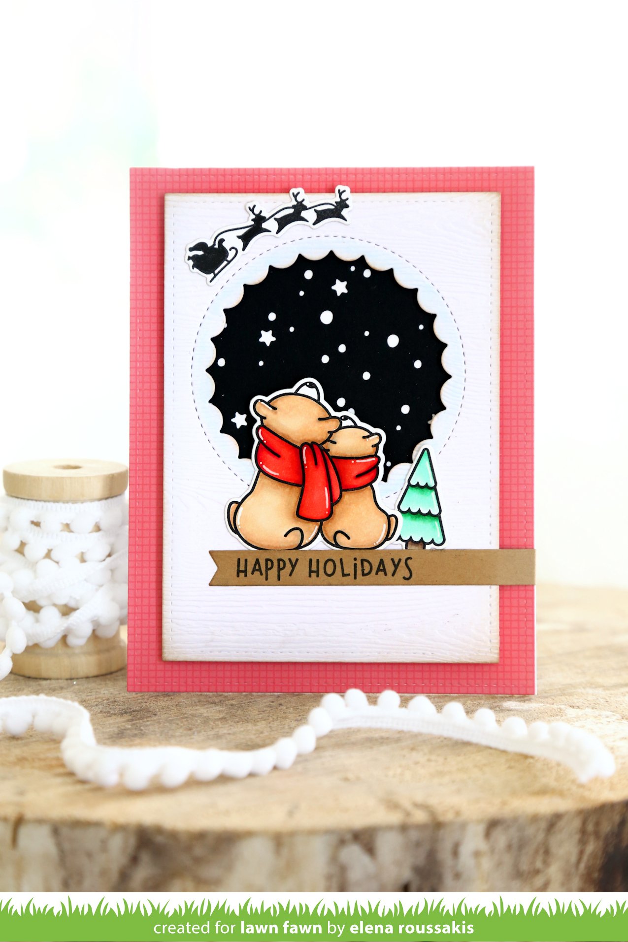 Reverse Stitched Scalloped Circle Windows - Lawn Cuts Reverse Stitched Scalloped Circle Windows - Lawn Cuts