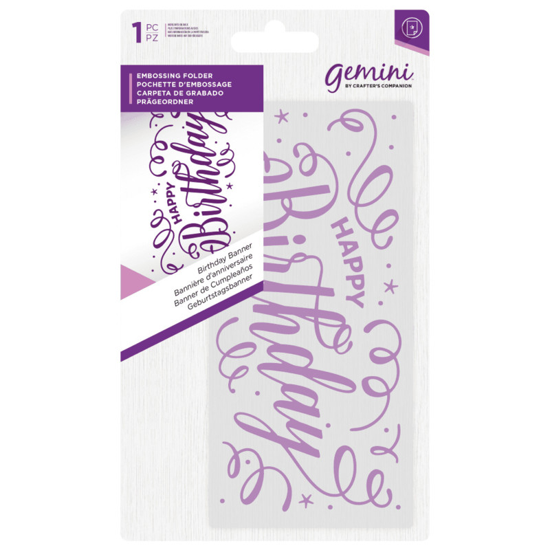 Birthday Banner - Gemini