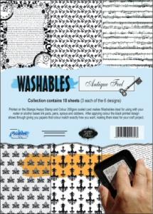 Antique Feel Washables - Stamps Away