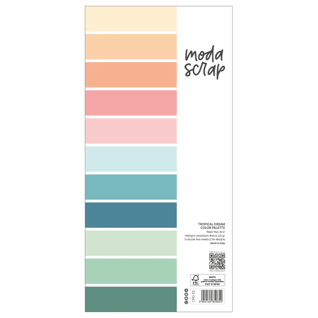 Color Palette - Tropical Dream - Paper Color Palette - Tropical Dream - Paper