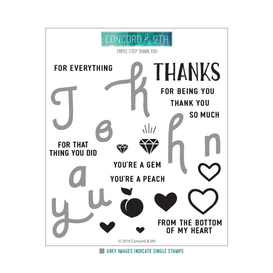 Triple-Step Thank You