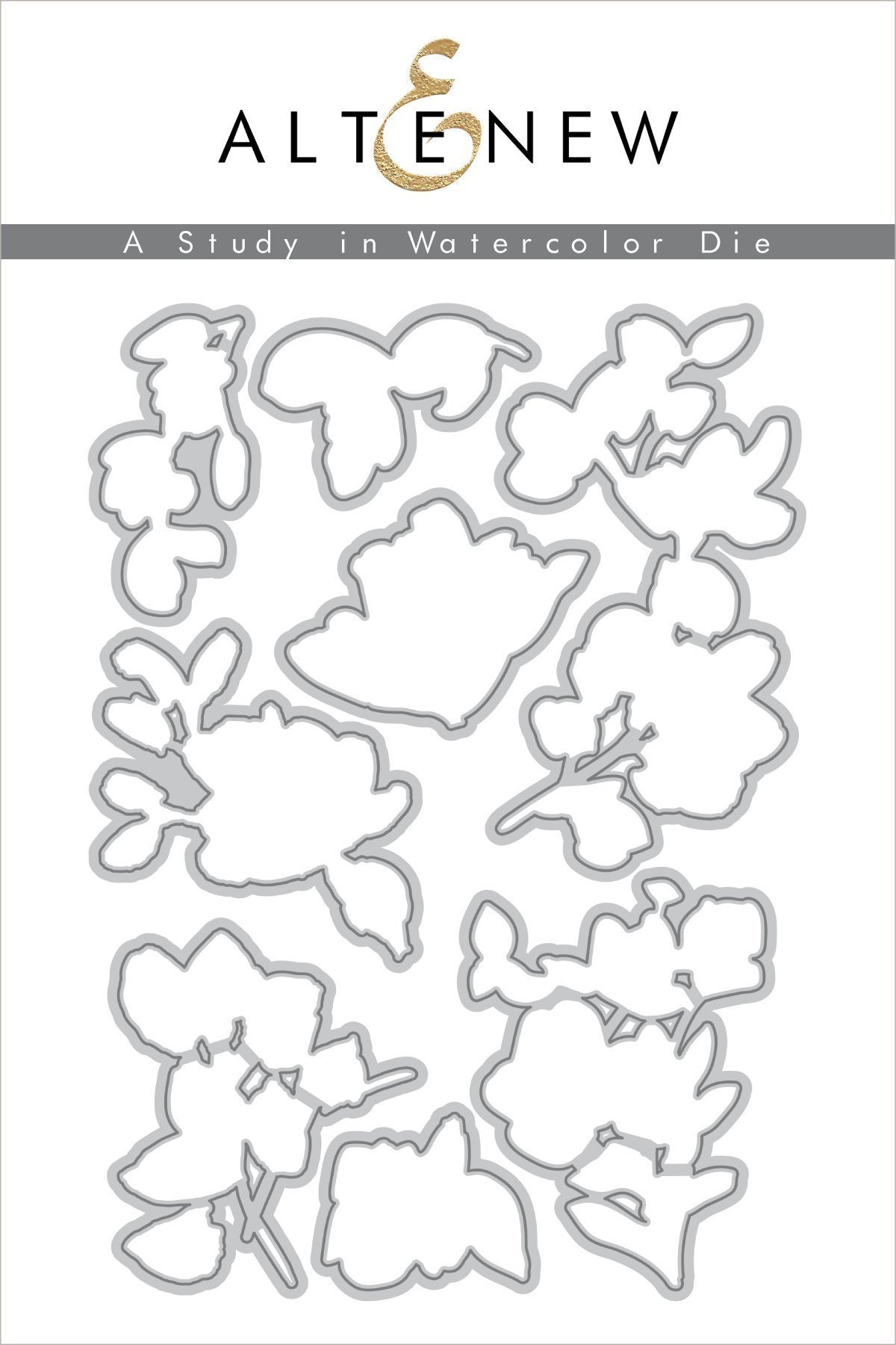 A Study in Watercolor - Die Set A Study in Watercolor - Die Set