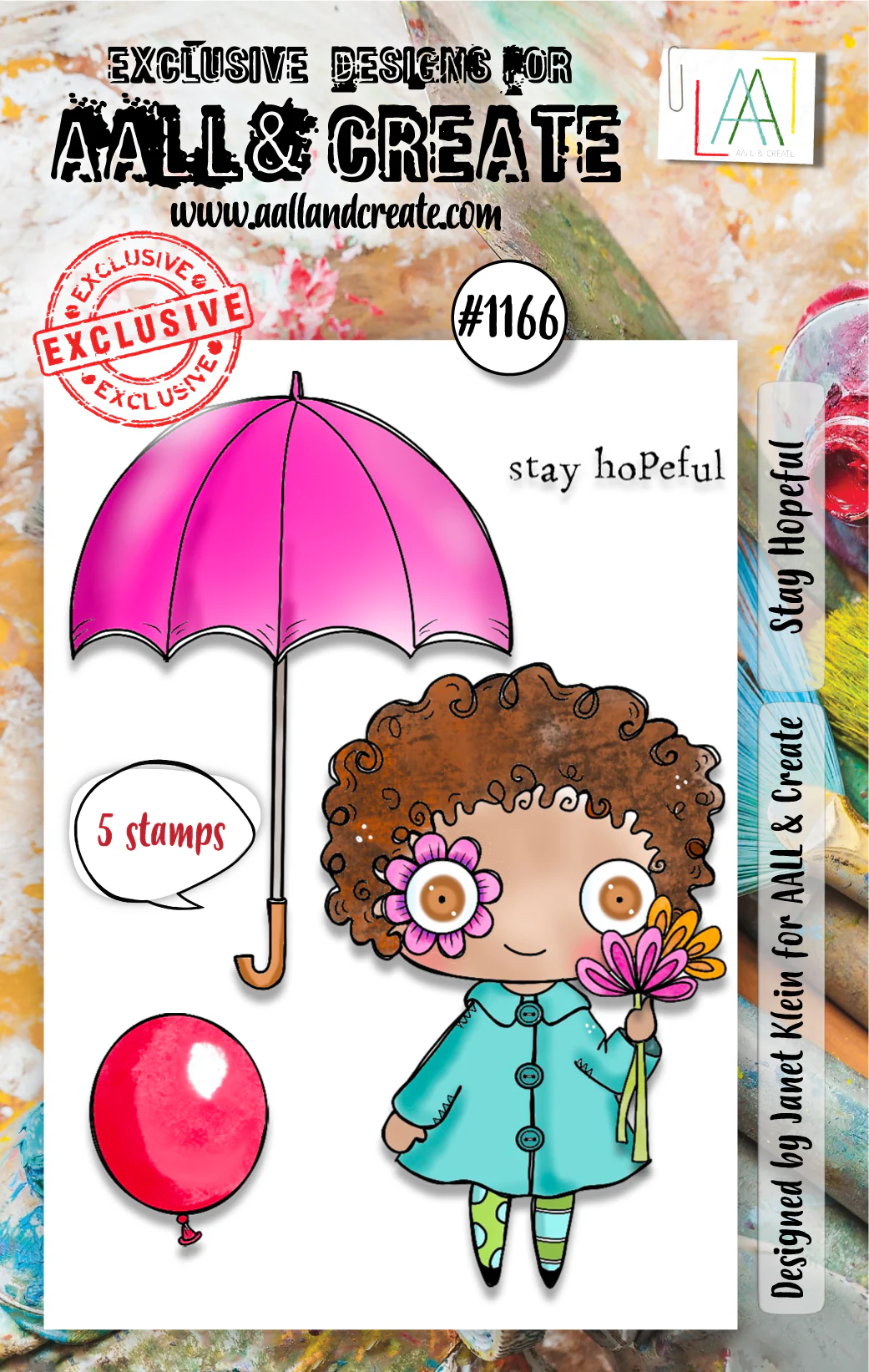 Stay Hopeful - #1166 - A7 Stamp Set Stay Hopeful - #1166 - A7 Stamp Set