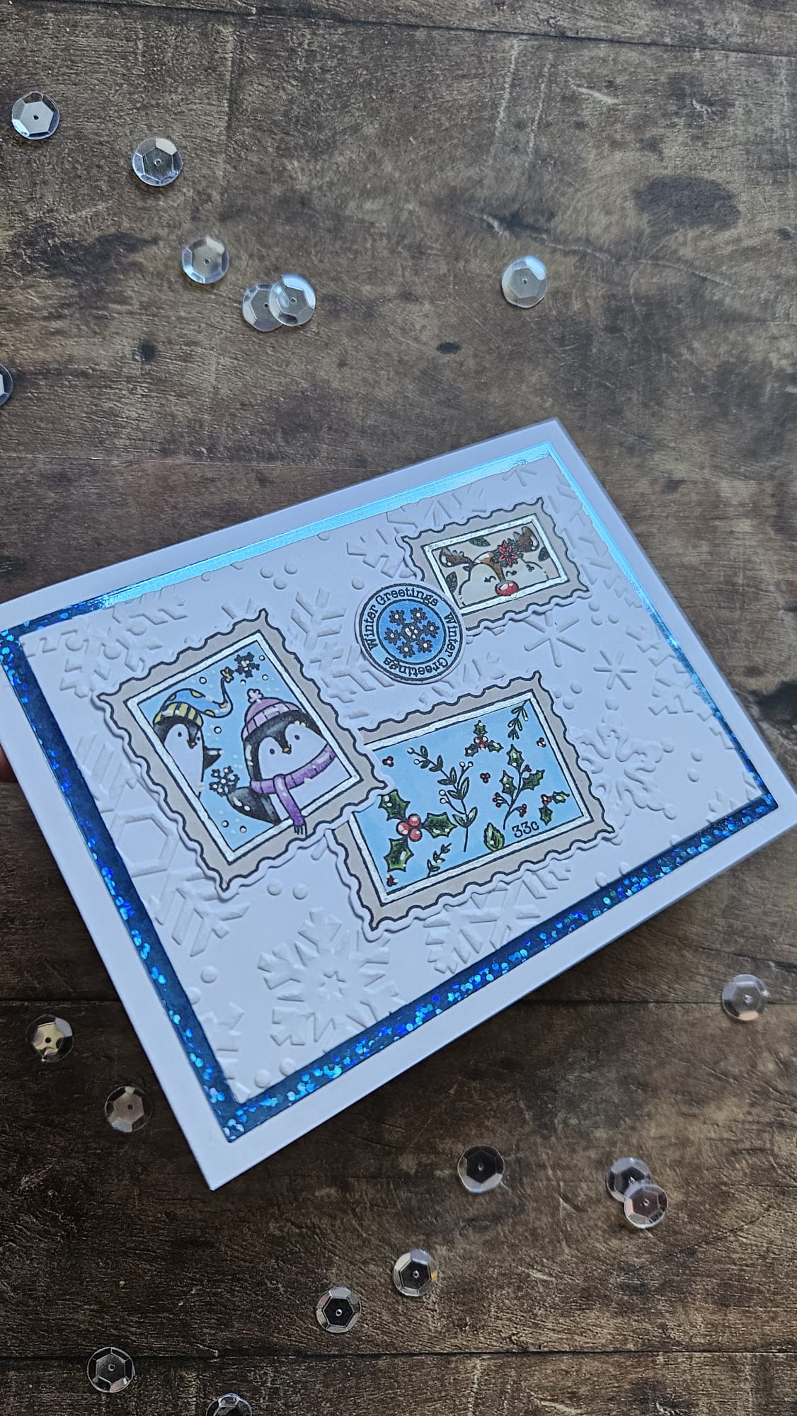 Winter Postage Stamps Winter Postage Stamps