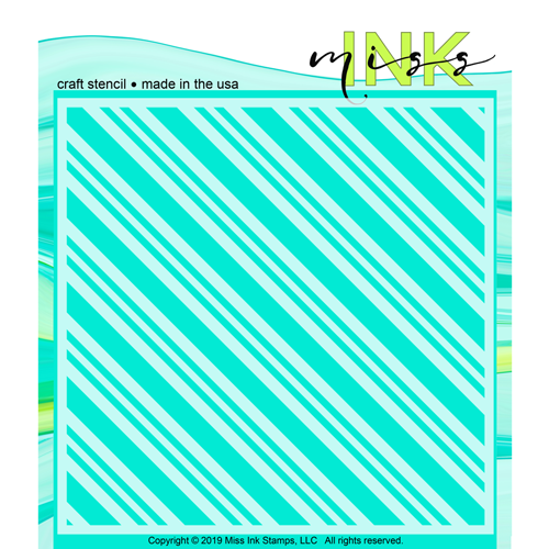 Candy Stripe - Stencil