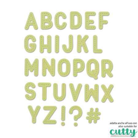 Puffy Alphabet - Dies Puffy Alphabet - Dies