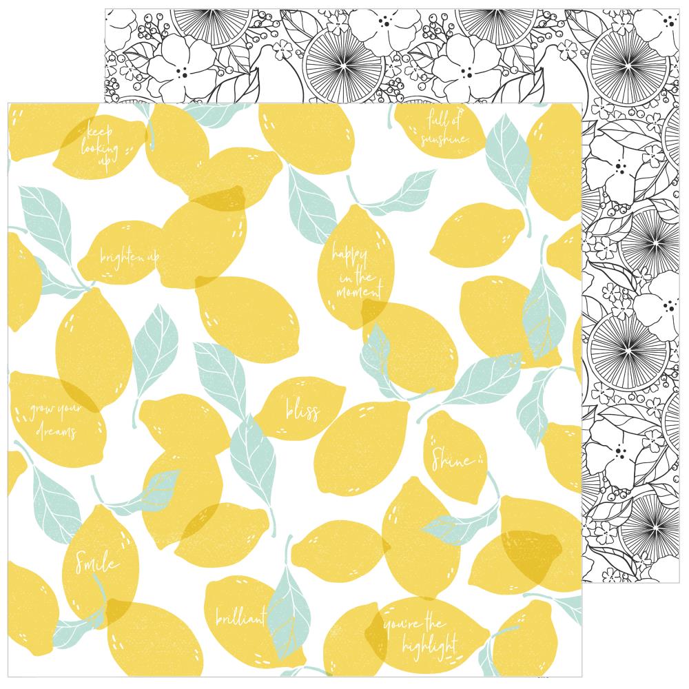 Lemon Lush - Simple & Sweet - Pinkfresh Studio - 12"X12"