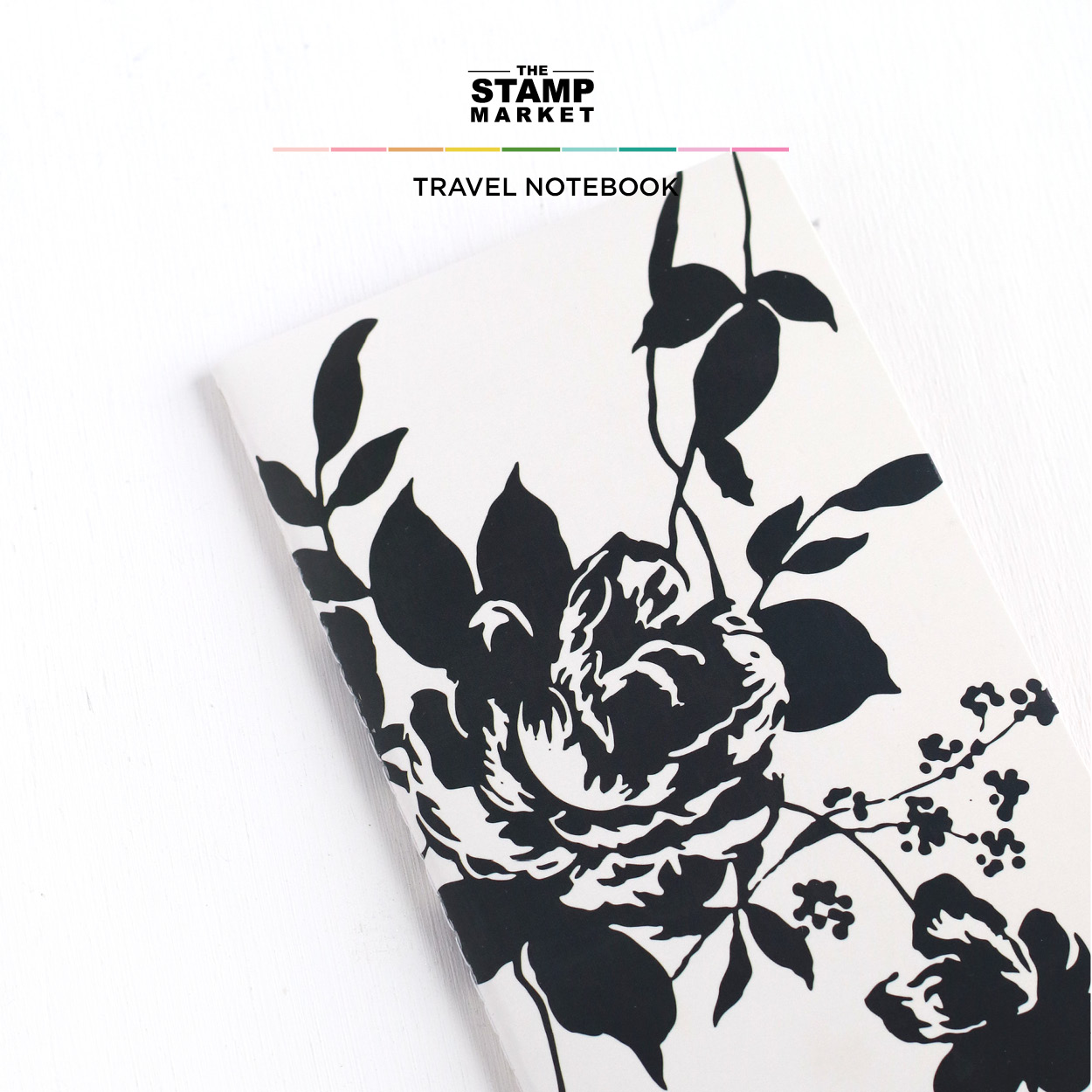 Miss Modern Travel Notebook Floral - The Stamp Market