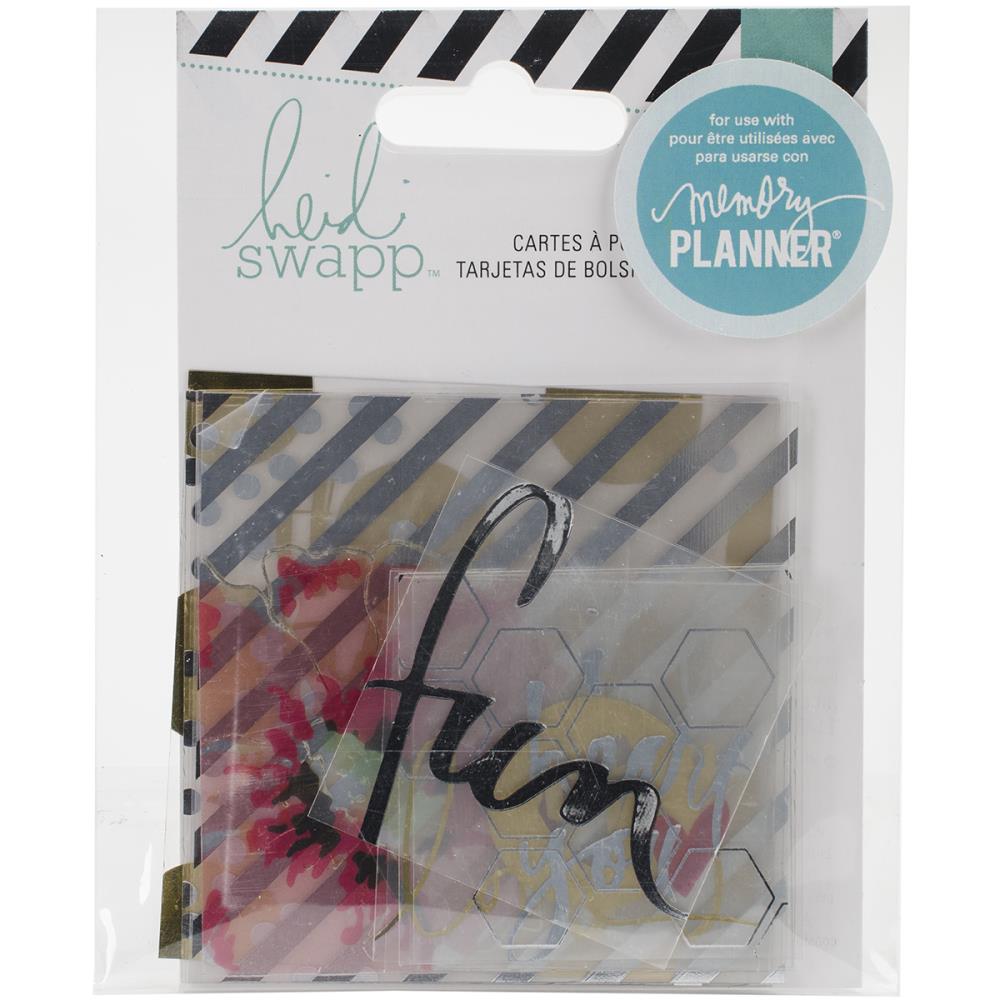 W/Foil - Hello Beautiful Clear Pocket Cards Heidi Swapp