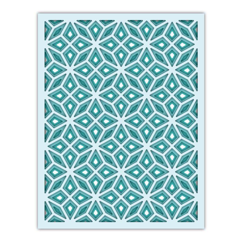 Winter Prism Cover Plate - Middle - Honey Cuts