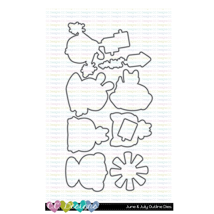 June & July - Outline Metal Die