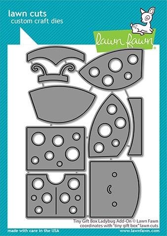 Tiny Gift Box Ladybug Add-On - Lawn Cuts Tiny Gift Box Ladybug Add-On - Lawn Cuts