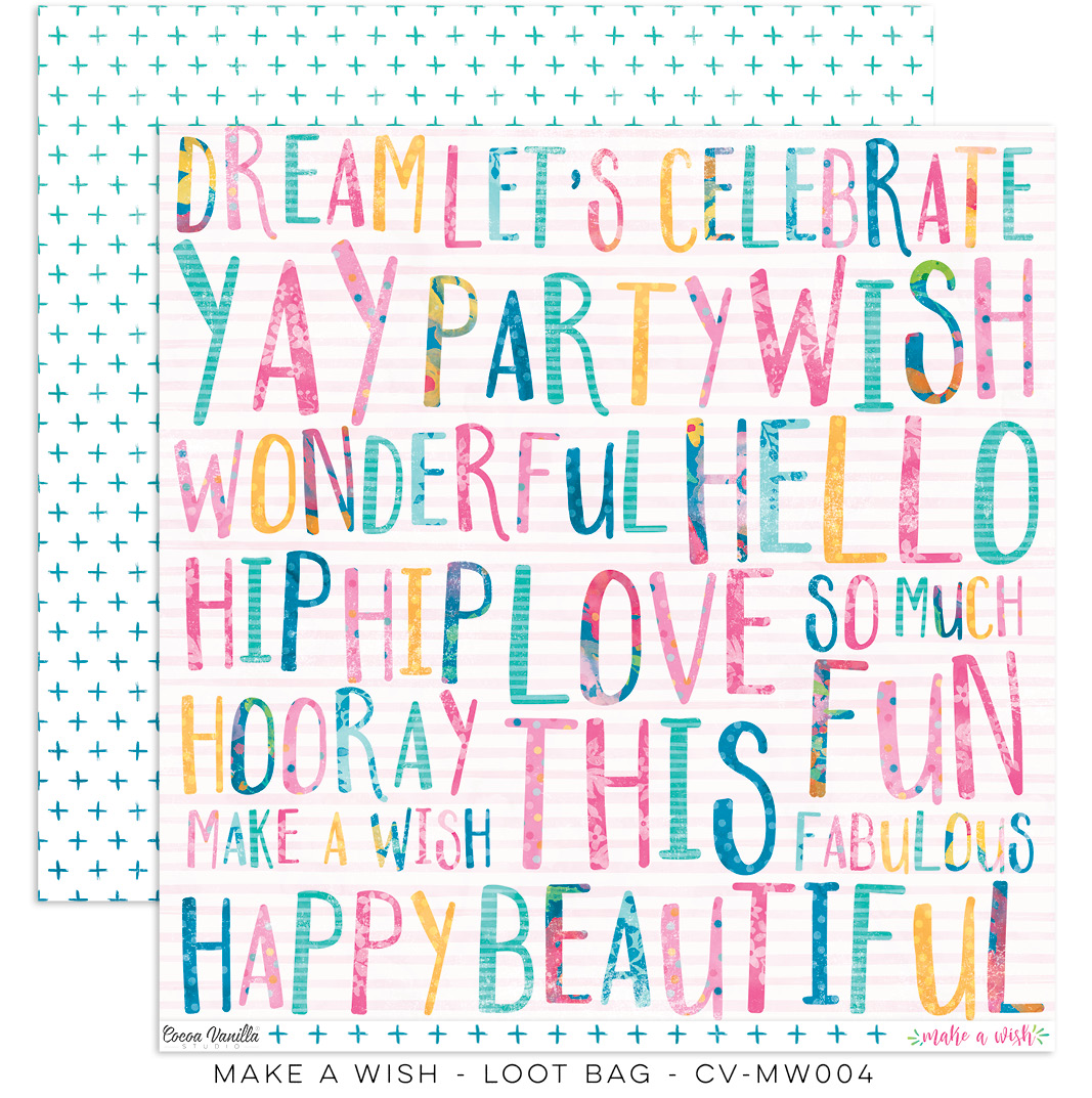 Loot Bag - Paper - Make a Wish Loot Bag - Paper - Make a Wish