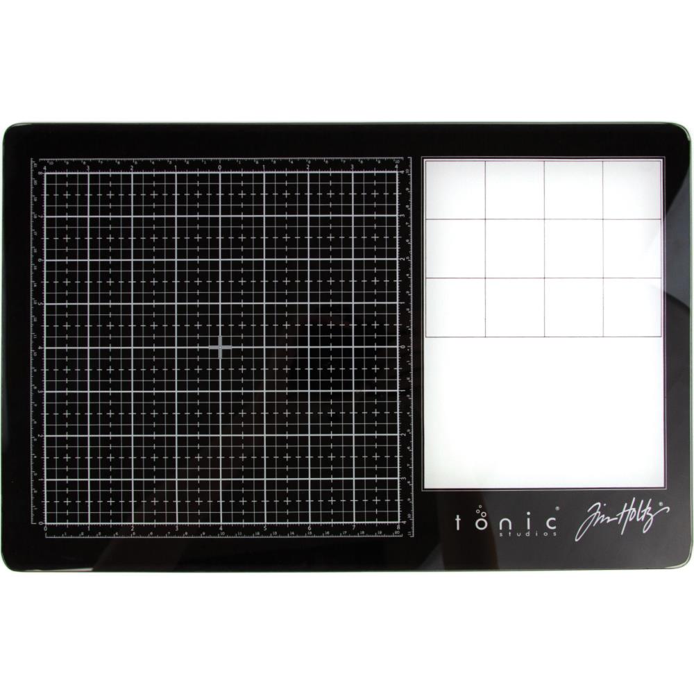 Travel Glass Media Mat - Tim Holtz Travel Glass Media Mat - Tim Holtz