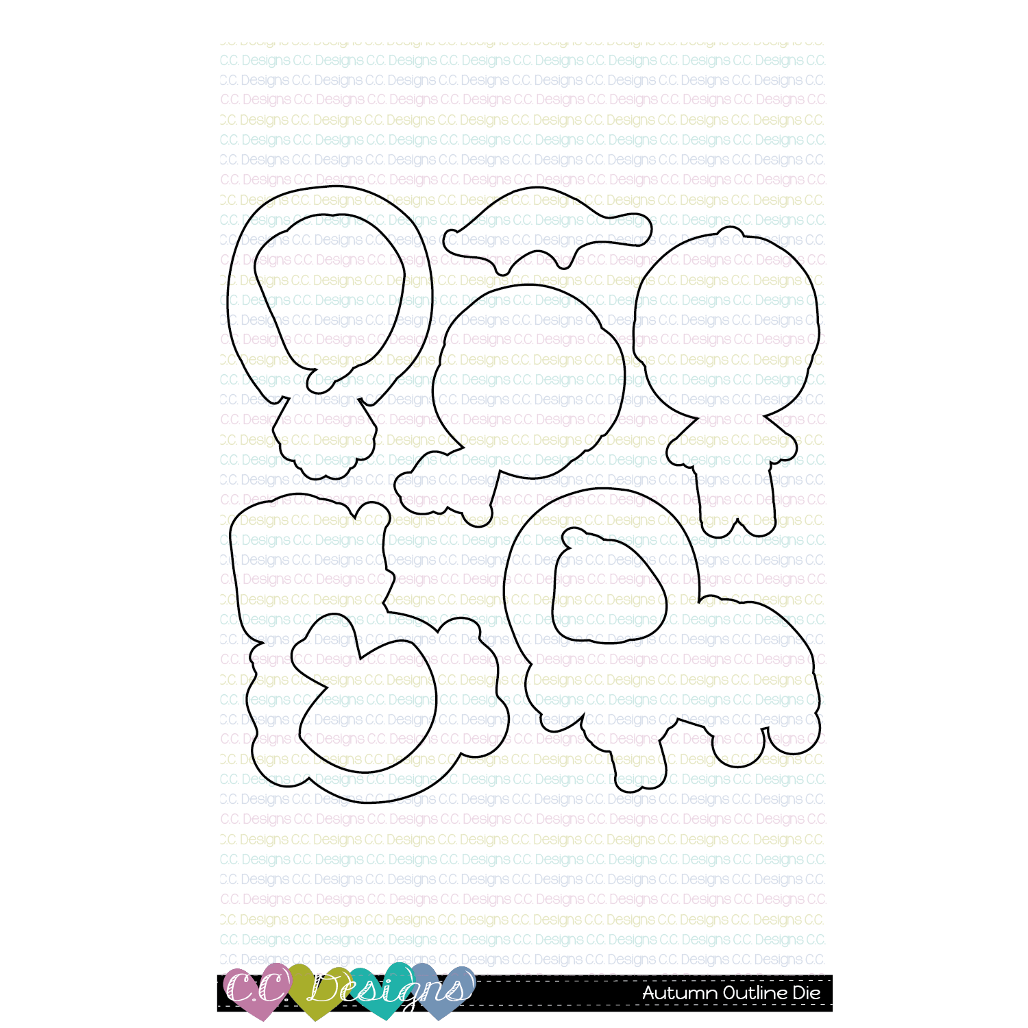 Autumn - Outline Metal Die Autumn - Outline Metal Die