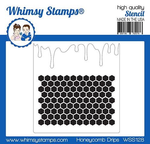 Honeycomb Drips - Stencil