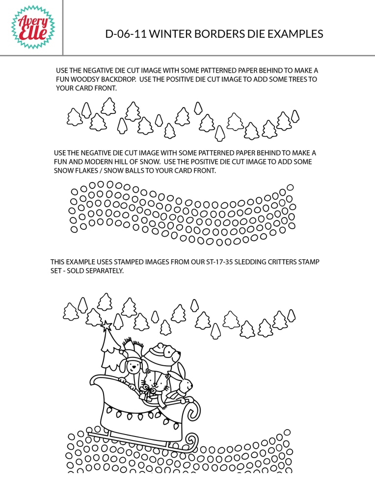 Winter Borders - Elle-ments