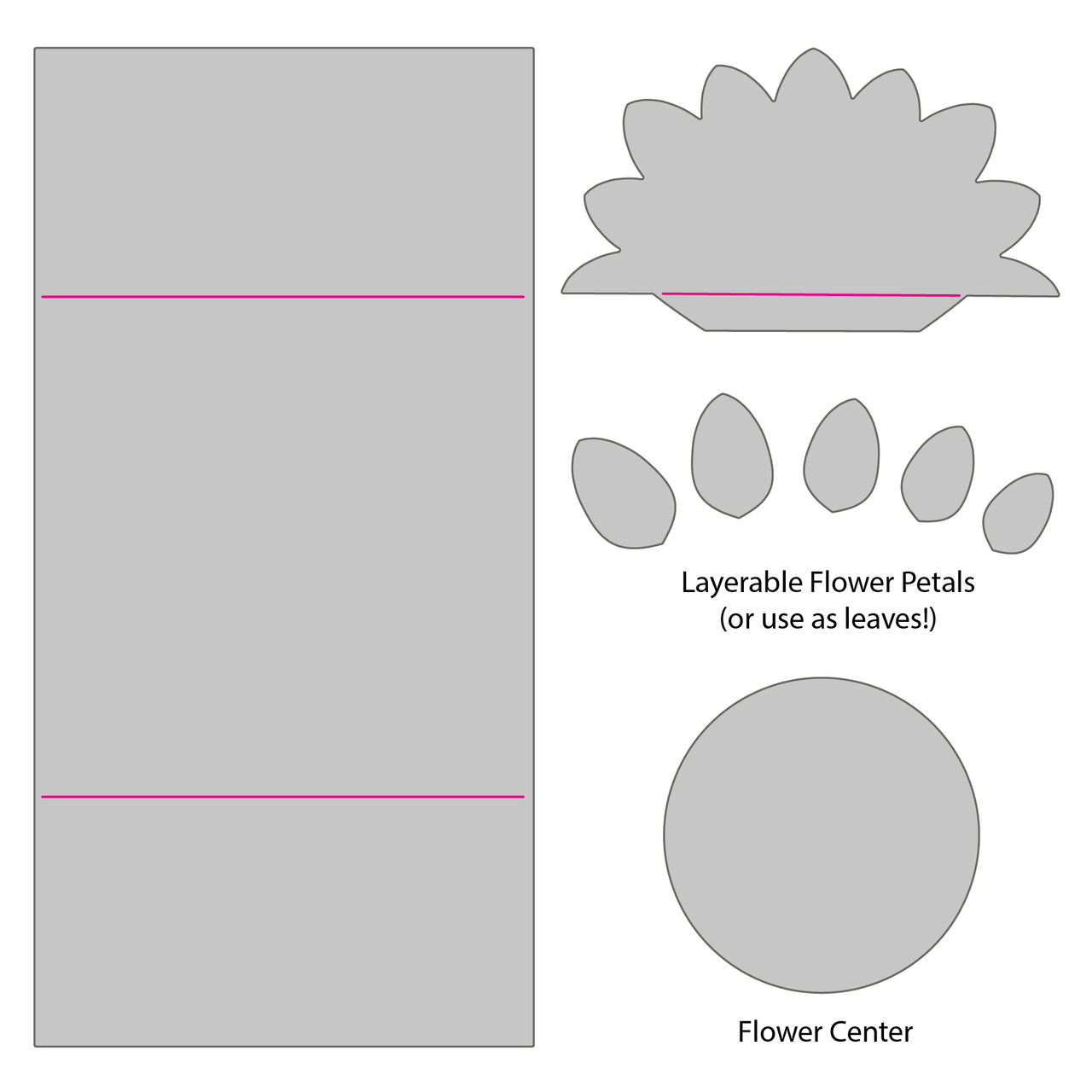 Flower Petal Card - Honey Cuts