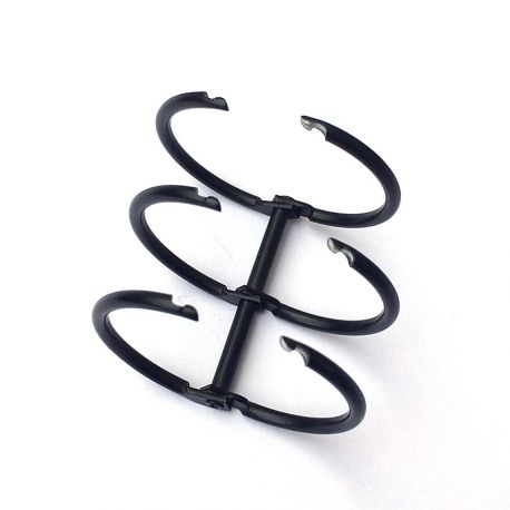 Binding 3 rings - 30mm Black Binding 3 rings - 30mm Black