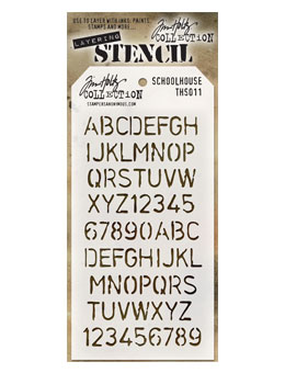 Schoolhouse - Tim Holtz Layering Stencil Schoolhouse - Tim Holtz Layering Stencil