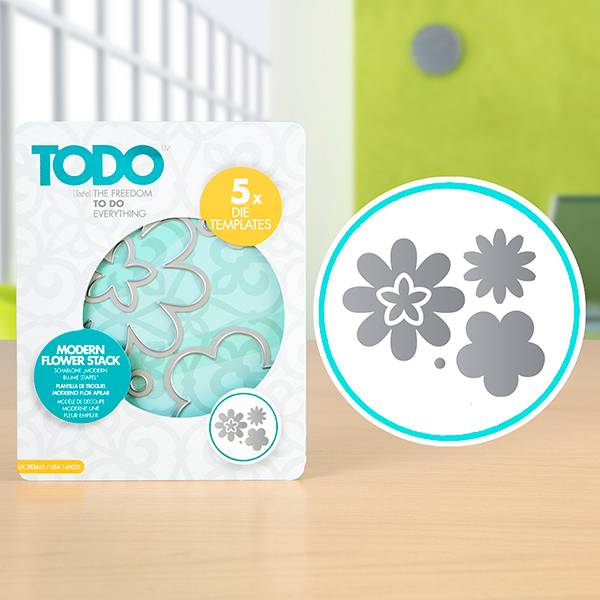 Modern Flower Stack - TODO Hot Foil Press
