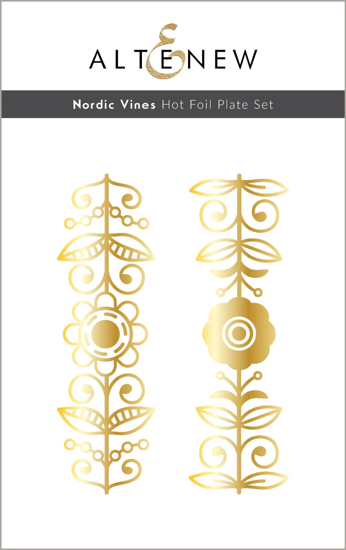 Nordic Vines - Hot Foil Plate