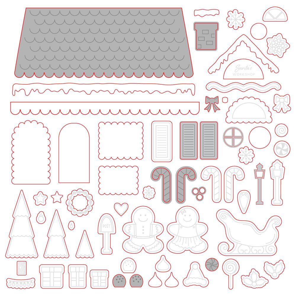 Gingerbread House Add-On - Honey Cuts