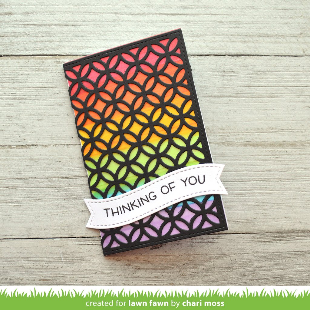 Fancy Wavy Banners - lawn cuts