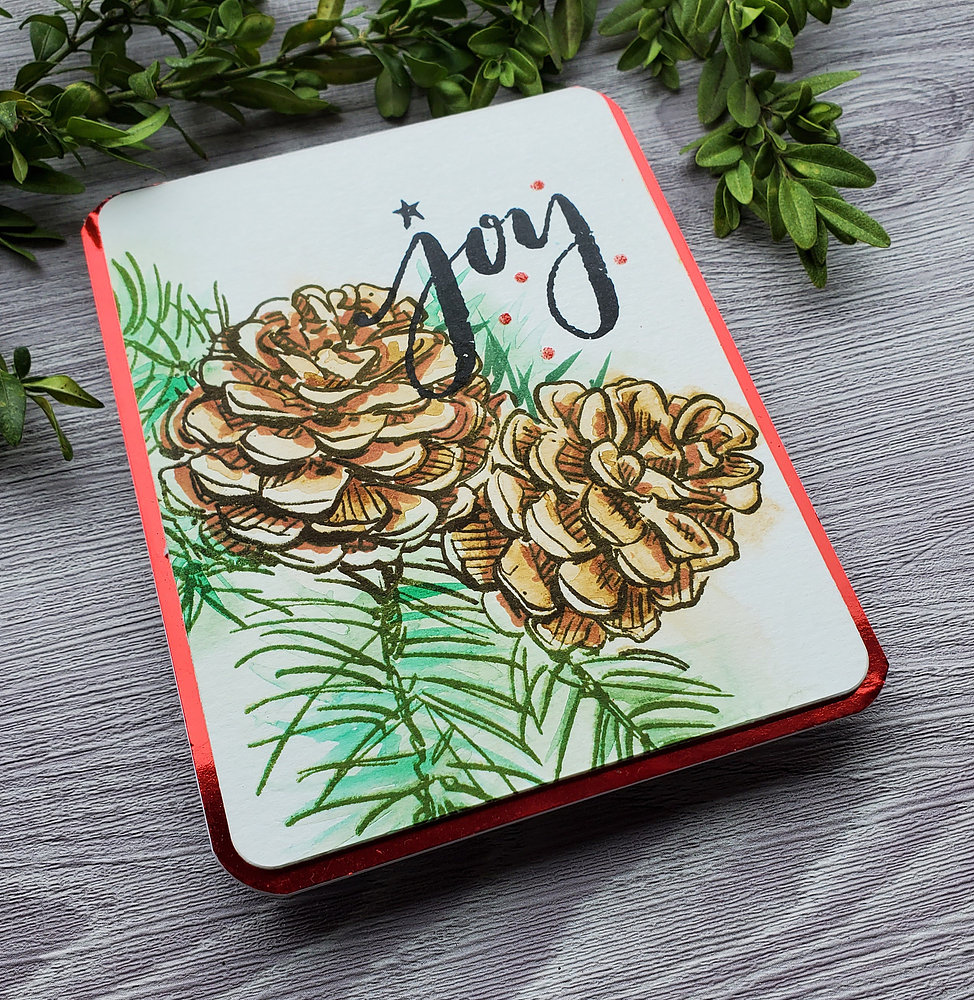 Pine Branch & Pinecone - Big & Bold